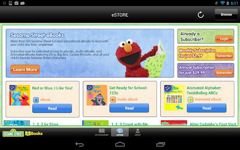 Sesame Street eBooks Screenshots 0