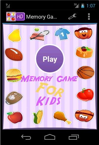 Memory Game For Kids