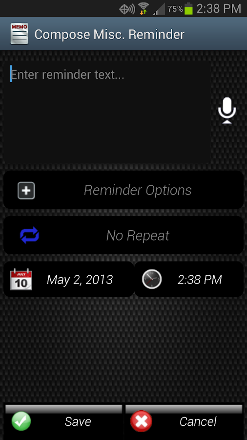 Call Reminder Pro - screenshot
