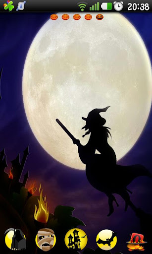 Black Witch Halloween Theme