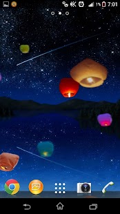 Flying Lanterns Live Wallpaper