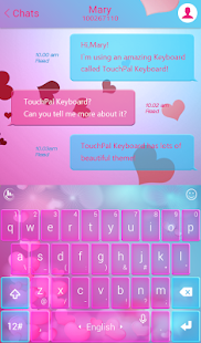 Free Download TouchPal Love Heartbeat Theme APK