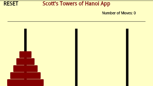 Scott's Towers of Hanoi App