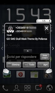 How to install GO SMS Skull Gas Mask 1.1 unlimited apk for android
