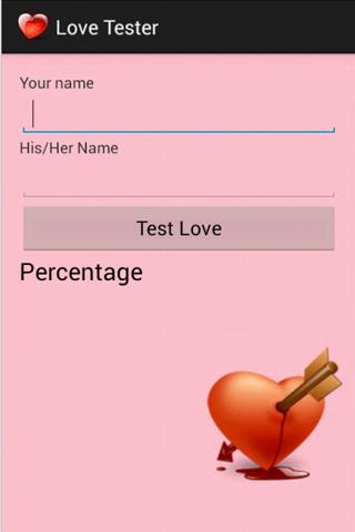 Simple Love Tester