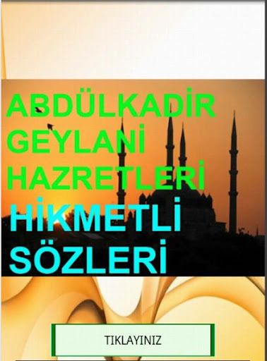 Abdülkadir Geylani Hz Sözleri