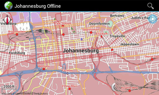 Offline Map Johannesburg SA