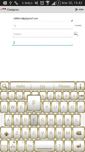 【免費個人化App】Theme for A.I.type Frame GoldW-APP點子