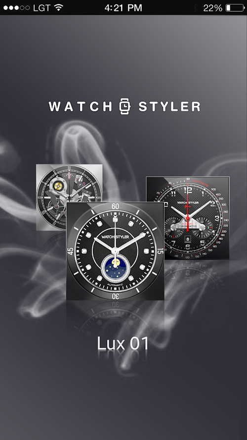Android application Watch Face Gear - Lux1 screenshort