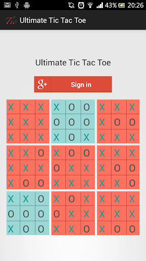 Ultimate Tic Tac Toe