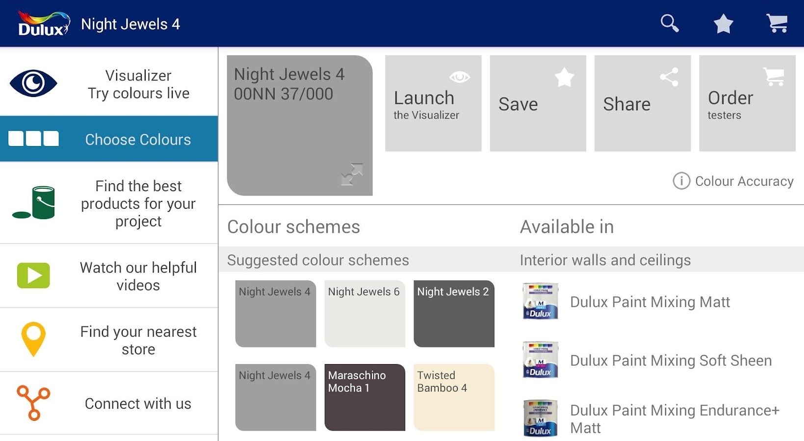 Dulux Visualizer screenshot Dulux Visualizer screenshot