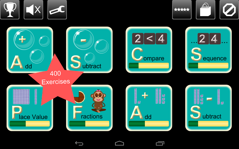 First Grade Math Screen 1