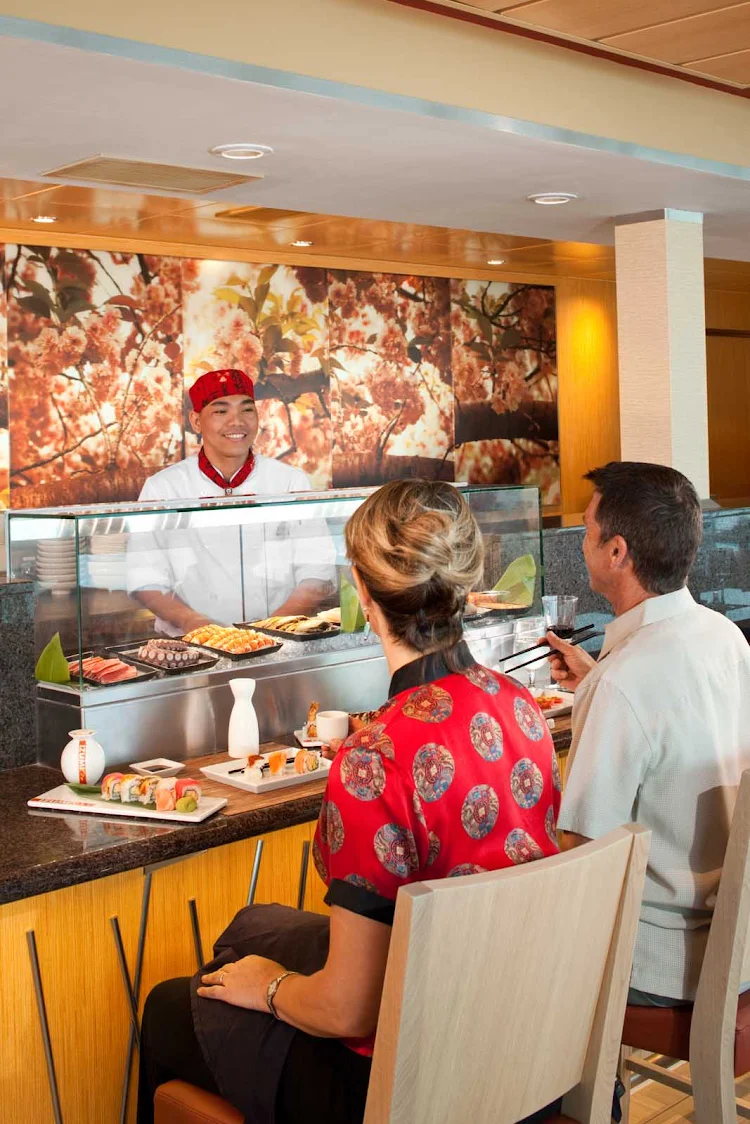 In the mood for first-rate sushi? Head to Izumi aboard your Radiance of the Seas cruise. 