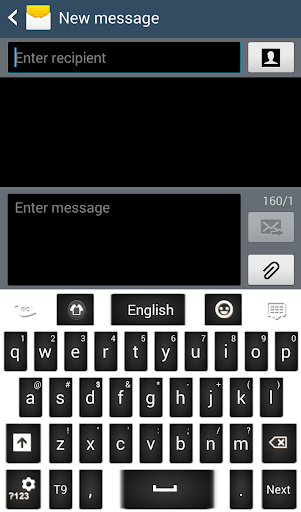 Black and White Keyboard