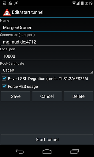 TLS SSL Tunnel