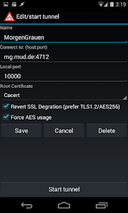 TLS/SSL Tunnel: miniatura de captura de pantalla