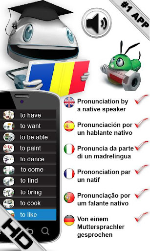 Romanian Verbs HD LearnBots