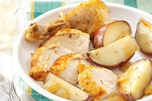 Peppery Chicken with Potatoes