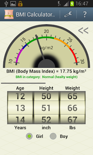 BMI for kids and teenager