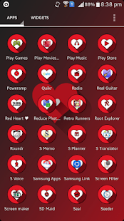 Red Hearts Icon Pack (Donate) Screenshots 4
