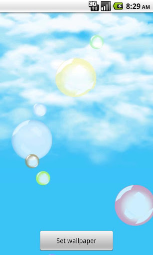 Bubbles Live Wallpaper