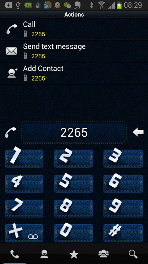 RocketDial CowBoy Theme Screen 3