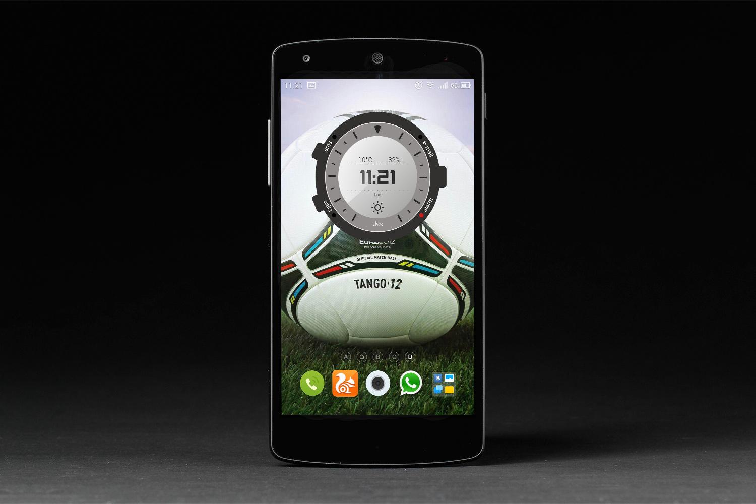 Android application Weather Sport Zooper Skins screenshort