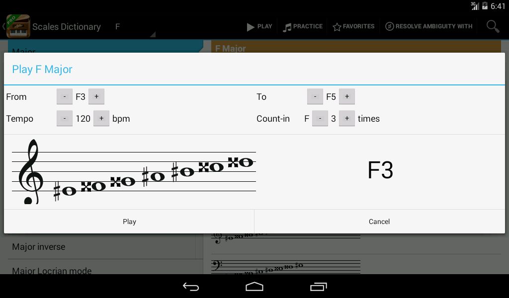 Piano Companion PRO: chords - screenshot