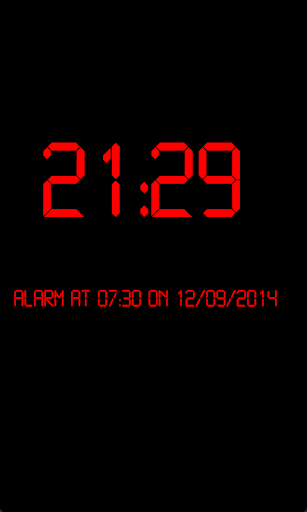 Speaking Alarm Clock