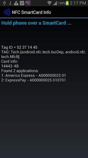【免費程式庫與試用程式App】NFC Smart Card Info-APP點子