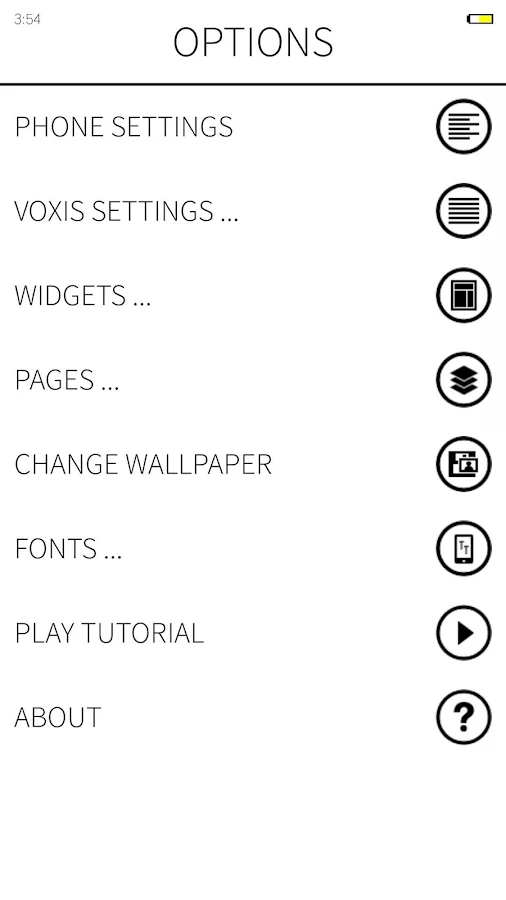 Voxis Launcher - screenshot