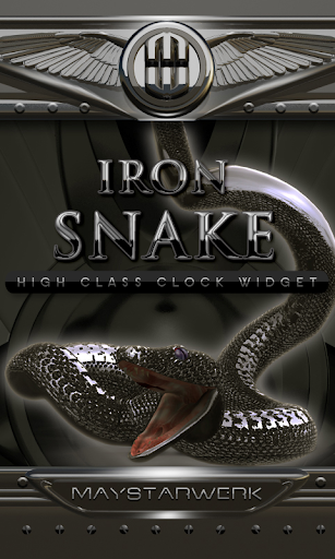 Iron Snake Clock widget