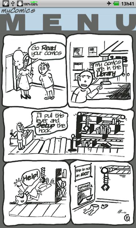 myComics Screen 1