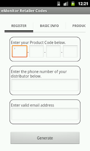 Lastest eMonitor Retailer Codes APK for Android