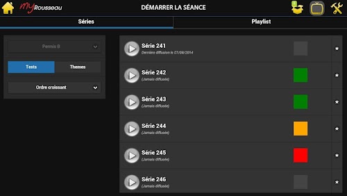 Android application MyRousseau screenshort