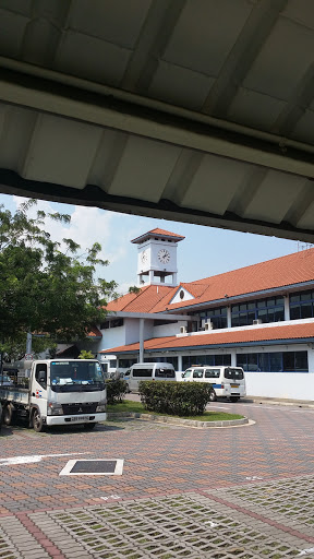 Red Rooftop Clock Tower