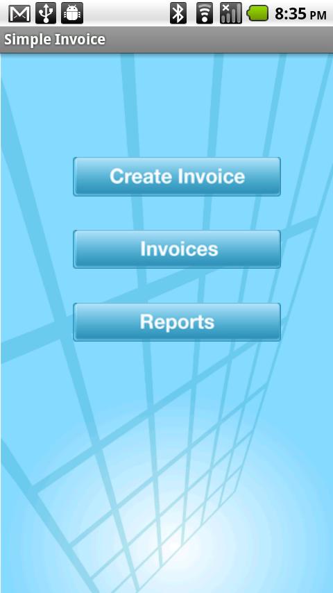Simple Invoice Screen 2