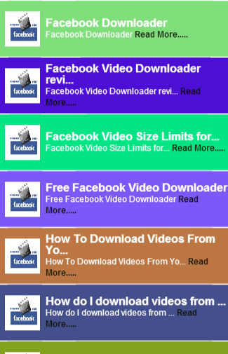 Downloader for FB Video Tip