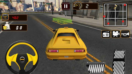 Super Taxi Parking Driver 3D poster 16
