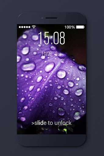 Phone6-Colorful Drops Lock