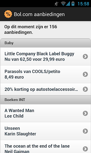 Aanbiedingen-app voor bol.com