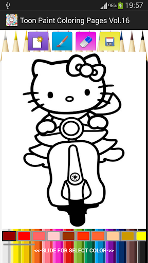 【免費教育App】Toon Paint Coloring Pages V.16-APP點子