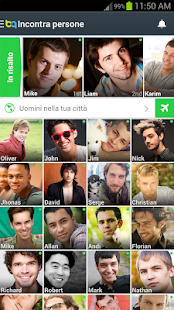 Screenshot dell'applicazione Android BoyAhoy - Gay Chat & Friend