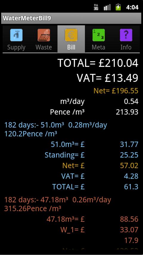 Water Meter Bill Checker Free Screen 3