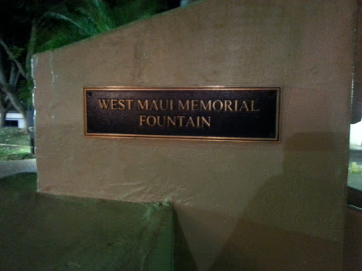 West Maui Memorial Fountain