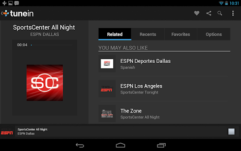 TuneIn Radio - screenshot thumbnail