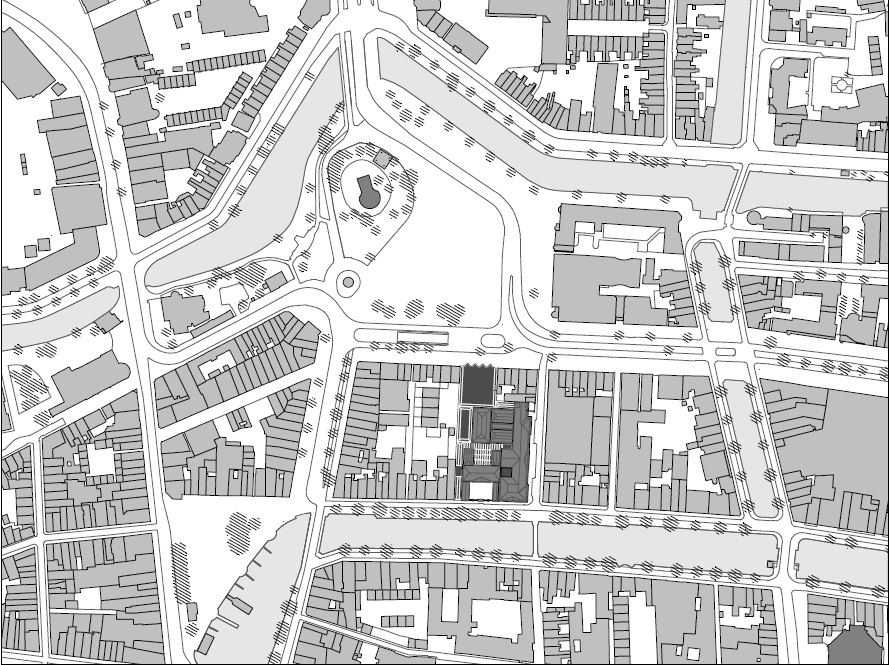 Floor plan, situation surroundings