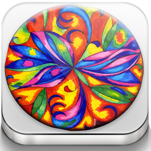 Mandala Coloring Pages LOGO-APP點子