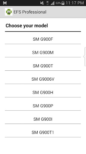 IMEI EFS Manager GalaxyS5-PRO