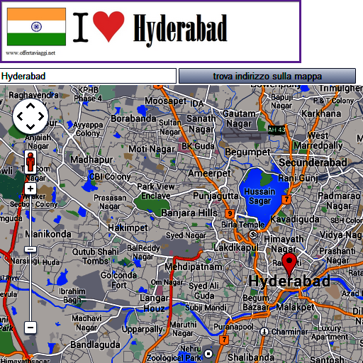 Hyderabad map